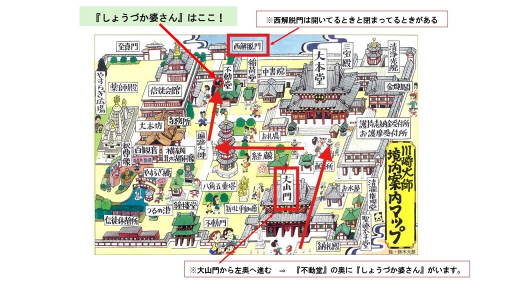 しょうづか婆さんの場所